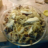 Zapiekanka walezyjska z czerstwego chleba