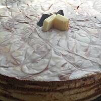 Sernik podwójnie czekoladowy na zimno