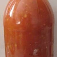 Pikantny sos przecierany pomidorowy - w słoiki