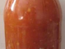 Fot. lanicera, Pikantny sos przecierany pomidorowy - w słoiki