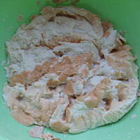 Pawi Puch ciasto z masą z bułek