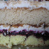 Pawi Puch ciasto z masą z bułek