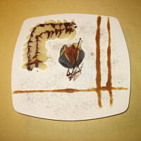 carpaccio z rumowej gruszki z kawową nutą