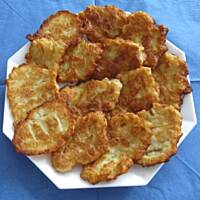 Placuszki ryżowe z jabłkami