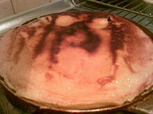 Fot. kaha87ha, rybny naleśnik - wymyślony kiedy brakło bułki tartej - pyszniutki!