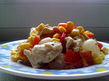 Fot. bożena141, Sałatka myśliwska z kurczakiem