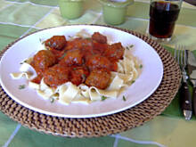 Fot. Malena, Makaron z kulkami miesnymi