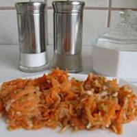 Surówka - marchewka, seler, ogórek - prosta