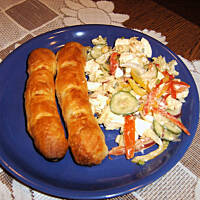 Kiełbaski ala bagietki wg M&Ł