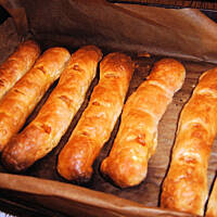 Kiełbaski ala bagietki wg M&Ł