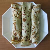 Polsko-meksykańskie naleśniki z nadzieniem, na słono