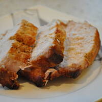 Schab w miodowej polewie