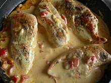 Fot. cieply, Kurczak w sosie serowo - paprykowym