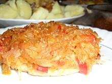 Fot. Mar'La, Kotlety zapiekane w kiszonej kapuście