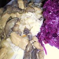 Gulasz wieprzowo-pieczarkowy