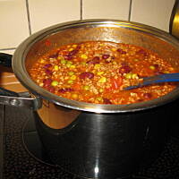 Chili  z mielonym szybko i smacznie.