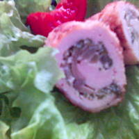 Pieczarkowo-pietruszkowe roladki z kurczaka