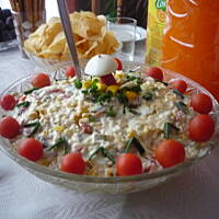 Sałatka z tuńczykiem i ryżem:-)