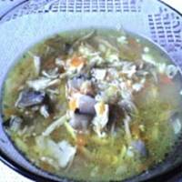 Flaczki drobiowe z pieczarkami - pyszne!