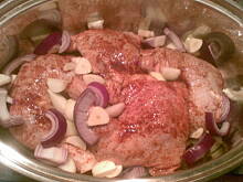 Fot. kaha87ha, Udka z kurczaka z białym winem i cebulą