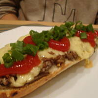 Ekspresowe zapiekanki z pieczarkami