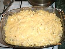 Fot. Aerinka, Zapiekanka makaronowa z sosem beszamelowym