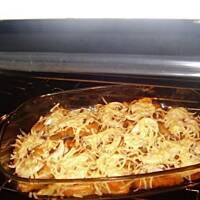 Mintaj zapiekany z serem