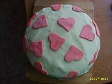 Fot. kr0pk4, Tort orzechowo-kokosowy ze skorpuką cukrową