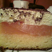 Biszkopt z masą na soku kubuś