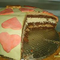 Tort orzechowo-kokosowy ze skorpuką cukrową