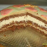 Tort orzechowo-kokosowy ze skorpuką cukrową