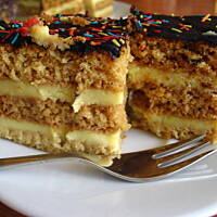 Przekładaniec serowo - miodowy