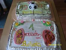 Fot. magdalena3019, TORT urodzinowy np.na roczek KUBUŚ PUCHATEK, BOISKO PIŁKARSKIE
