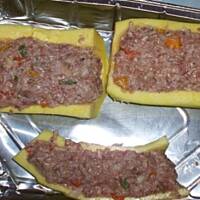 Łódeczki z kabaczka z mięsem mielonym