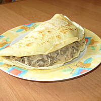 Naleśniki z farszem kapustowo-grzybowym