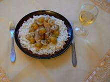 Fot. mags, Fantazja z kurczaka w sosie winnym z  winogronami