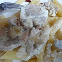 Polędwiczki wieprzowe w sosie śmietanowo-cytrynowym