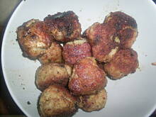 Fot. kasiul_a, Klopsiki mięsne z jajkiem pieczarkami cebulą kasiuli - pycha