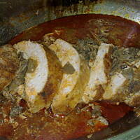 faszerowany pieprzowy filet z indyka