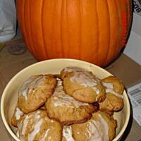Ciasteczka dyniowe z lukrem