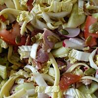 Sycąca sałatka z boczkiem