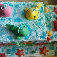 Tort urodzinowy "Ocean"