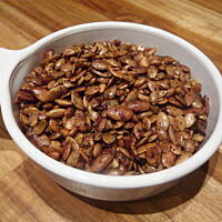 Pestki dyni, słonecznik z piekarnika