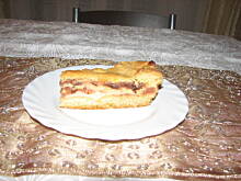 Fot. anna702, Jablecznik na kruchym z powidlami i budyniem Anny