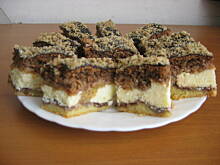 Fot. Jola123, Ciasto serowo-jabłkowe z orzechowym biszkoptem