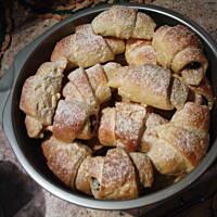 rogalki  z makiem  mojej córki