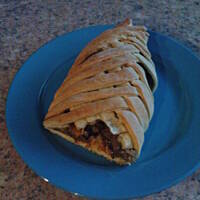 pieróg podlaski z grzybami