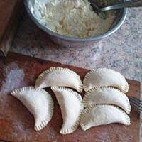 Pierogi z serem i wanilią