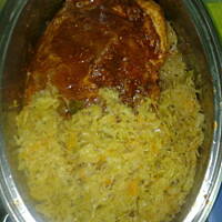 karkóweczka pieczona pod kapuścianą pierzynką - mmmniam!