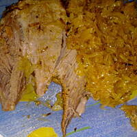 karkóweczka pieczona pod kapuścianą pierzynką - mmmniam!